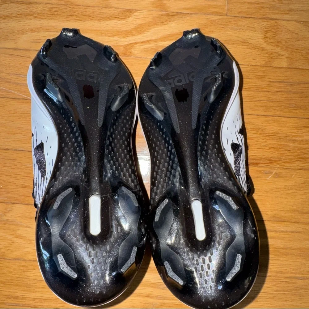 Adidas Adizero Afterburner Black Baseball Cleats Shoes Size 5